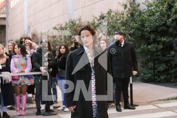 2022-02-27 - Tommaso Donadoni from DefHouse Arriving at Ferrari fashion show during the Milan Fashion Week Fall/Winter 2022/2023 on February 27, 2022 in Milan, Italy.  - ARRIVALS AT FERRARI FASHION SHOW DURING THE MILAN FASHION WEEK FALL/WINTER 2022/2023 - NEWS - FASHION