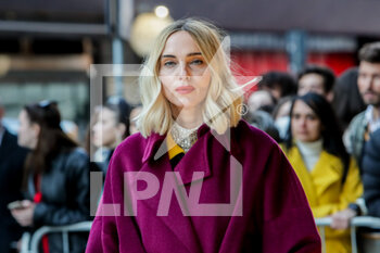 2022-02-27 - Candela Pelizza arriving at Bulgari BZero1 Aurora Awards during the Milan Fashion Week Fall/Winter 2022/2023 on February 27, 2022 in Milan, Italy.  - ARRIVALS AT BULGARI BZERO1 AURORA AWARDS DURING THE MILAN FASHION WEEK FALL/WINTER 2022/2023 - NEWS - FASHION