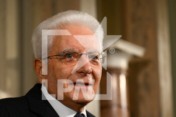 2022-10-21 - ROME, ITALY - OCTOBER 21:  Italian President Sergio Mattarella during the first day of consultations at Quirinale Palace, on October 21, 2022 in Rome, Italy.
(Photo by Fabrizio Corradetti / LiveMedia) - ITALY QUIRINALE CONSULTATIONS FOR THE FORMATION OF A NEW GOVERNMENT DAY 2 - NEWS - POLITICS