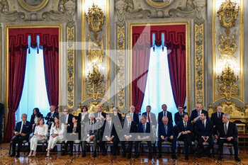 2022-10-22 - ROME, ITALY - OCTOBER 22: during the swearing in of the Meloni government  at the Quirinale Palace, on October 22, 2022 in Rome, Italy.
(Photo by Fabrizio Corradetti / LiveMedia) - SWEARING IN OF THE MELONI GOVERNMENT AT THE QUIRINALE PALACE - NEWS - POLITICS
