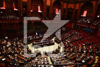 2022-10-25 - during the session in the Chamber of Deputies for the vote of confidence of the Meloni government October 25, 2022 in Rome, Italy. - VOTE OF CONFIDENCE OF THE MELONI GOVERNMENT - NEWS - POLITICS
