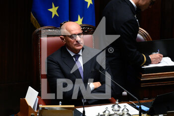 2022-10-25 - Fabio Rampelli during the session in the Chamber of Deputies for the vote of confidence of the Meloni government October 25, 2022 in Rome, Italy. - VOTE OF CONFIDENCE OF THE MELONI GOVERNMENT - NEWS - POLITICS