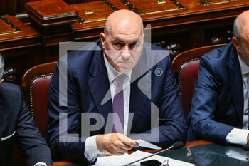 2022-10-25 - Guido Crosetto Ministro della Difesaduring the session in the Chamber of Deputies for the vote of confidence of the Meloni government October 25, 2022 in Rome, Italy. - VOTE OF CONFIDENCE OF THE MELONI GOVERNMENT - NEWS - POLITICS