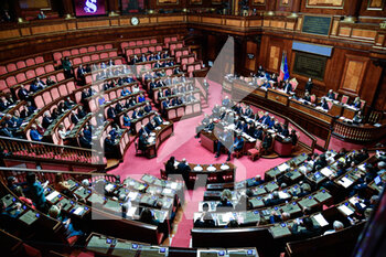 2022-10-26 - during the session in the Palazzo Madama in Rome the vote of confidence of the Meloni government October 26, 2022 in Rome, Italy. - VOTE OF CONFIDENCE OF THE MELONI GOVERNMENT AT SENATO - NEWS - POLITICS