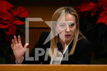 Press conference at the end of the year by Prime Minister Giorgia Meloni  - NEWS - POLITICS