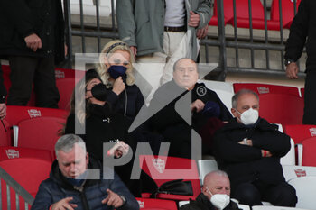 Silvio Berlusconi in tribuna allo stadio del Monza - NEWS - POLITICS