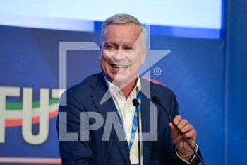 2022-04-09 - Dario Allevi, Mayor of Monza - SECOND DAY OF “L’ITALIA DEL FUTURO”, EVENT ORGANIZED BY THE POLITICAL PARTY FORZA ITALIA. THE EVENT CLOSES WITH THE INTERVENTION OF SILVIO BERLUSCONI, LEADER OF FORZA ITALIA. - NEWS - POLITICS