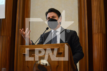 ROME: The leader of the Movimento Cinque Stelle party, Giuseppe Conte, participates in the conference 