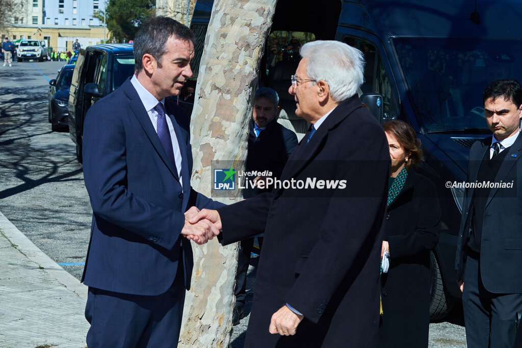 Mattarella president of the  italian republic visiting Crotone after the migrant shipwreck - NEWS - CHRONICLE