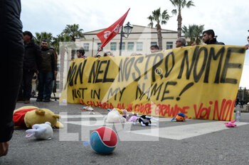 09/03/2023 - protest against the government - ITALIAN COUNCIL OF MINISTERS TO CUTRO (CROTONE) - NEWS - CRONACA