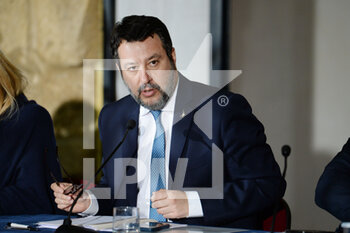 09/03/2023 - Matteo Salvini - ITALIAN COUNCIL OF MINISTERS TO CUTRO (CROTONE) - NEWS - CRONACA