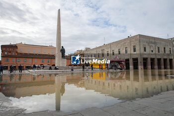 2023-05-19 - Piazza Francesco Baracca durante l'alluvione a Lugo di Romagna (Piazza Francesco Baracca during the flood in Lugo di Romagna) - ALLUVIONE (FLOOD) AT LUGO DI ROMAGNA - NEWS - CHRONICLE