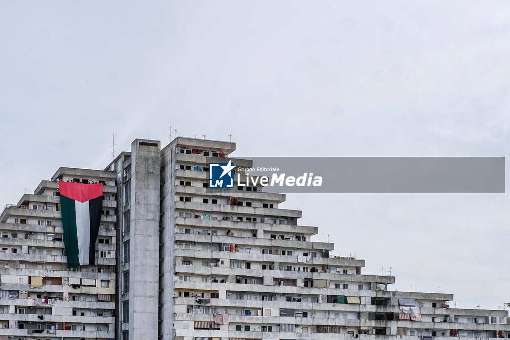 Naples, Pro-Palestine demonstrators in Scampia - NEWS - CHRONICLE