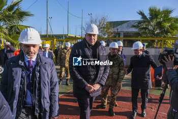 2023-12-22 - Italian Defence Minister Guido Crosetto visiting the Delphinia centre in Caivano - ITALIAN DEFENCE MINISTER GUIDO CROSETTO IN CAIVANO - NEWS - CHRONICLE