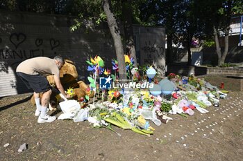 2023-06-16 - The scene of the accident where little Manuel lost his life, 16 June 2023, Casal Palocco Rome, Italy. - THE SCENE OF THE ACCIDENT WHERE LITTLE MANUEL LOST HIS LIFE - REPORTAGE - CHRONICLE
