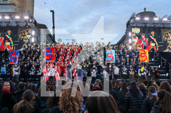 2023-01-21 - The band with the flag bearers - BERGAMO BRESCIA ITALIAN CAPITAL OF CULTURE 2023 - 