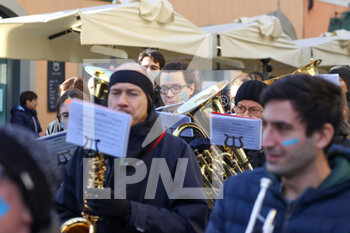 2023-01-21 - Band during the march - BERGAMO BRESCIA ITALIAN CAPITAL OF CULTURE 2023 - 