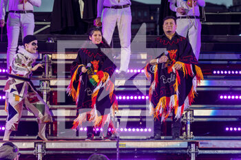 2023-01-21 - Bolivian performers on stage - BERGAMO BRESCIA ITALIAN CAPITAL OF CULTURE 2023 - 