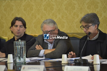 2023-05-16 - Miguel Gotor (center) - Assessore alal Cultura Roma Capitale - during WOMAD ROMA 2023 press conference on May 16, 2023 at Palazzo Valentini in Rome, Italy
 - WOMAD ROMA 2023 - PRESS CONFERENCE - NEWS - CULTURE
