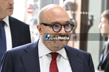 2023-11-15 - Gennaro Sangiuliano during the press preview of the exhibition 