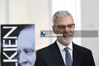 2023-11-15 - Federico Mollicone during the press preview of the exhibition 