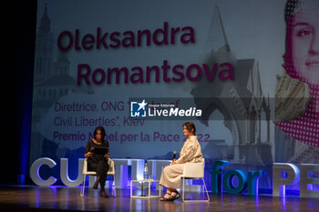 2023-05-24 - Oleksandra Romanova, Director of Center for Civil Liberties of Kiev, Nobel Prize for Peace in 2022 - ISPI - CULTURE FOR PEACE - REPORTAGE - CULTURE
