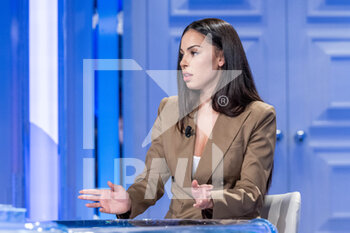 2023-02-21 - Kalima El Mahrough - Ruby during the Porta a Porta broadcast on Rai 1 at the Rai studios in Via Teulada on February 21, 2023 in Rome, Italy. 
(Photo by Fabrizio Corradetti / Livemedia) - PORTA A PORTA BROADCAST ON RAI 1 AT THE RAI STUDIOS IN VIA TEULADA ON FEBRUARY 21, 2023 - NEWS - EVENTS