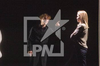 28/02/2023 - Stefania Rocca and Bryan Ceotto perform in 'La madre di Eva' premiere at Giorgio Gaber theatre in Milan, February the 28th, 2023. ©Photo: Cinzia Camela. - LA MADRE DI EVA - STEFANIA ROCCA - NEWS - EVENTI
