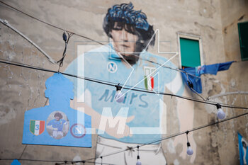 2023-03-30 - Decorations soccer scudetto in Naples near Murals Maradona - DECORATIONS SOCCER SCUDETTO IN NAPLES - NEWS - EVENTS