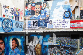 2023-03-30 - Decorations soccer scudetto in Naples near Murals Maradona - DECORATIONS SOCCER SCUDETTO IN NAPLES - NEWS - EVENTS