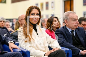 2023-04-12 - Lavinia Biagiotti during press conference to present the DS Automobiles 80th Italian Open at the Coni Hall of Honor April 12, 2023 in Rome, Italy. - PRESS CONFERENCE TO PRESENT THE DS AUTOMOBILES 80TH ITALIAN OPEN - NEWS - EVENTS