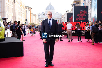 2023-06-19 - Mayor of Rome , Roberto Gualtieri attends the Global Premiere of Paramount Pictures' 