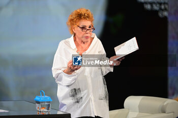 2023-10-15 - Italian singer Ornella Vanoni speak during TV program 