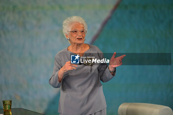2023-10-15 - Italian senator for life Liliana Segre speak during TV program 