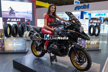 2023-11-07 - Anlas Tyres stand at 80th edition of EICMA - Milan International Exhibition of Cycle and Motorcycle at Rho Fair on November 7, 2023, Rho - Milan, Italy. - EICMA - 80TH EDITION OF INTERNATIONAL CYCLE AND MOTORCYCLE EXHIBITION - NEWS - EVENTS