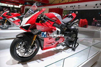 2023-11-07 - Ducati Panigale V4R exposed at 80th edition of EICMA - Milan International Exhibition of Cycle and Motorcycle at Rho Fair on November 7, 2023, Rho - Milan, Italy. - EICMA - 80TH EDITION OF INTERNATIONAL CYCLE AND MOTORCYCLE EXHIBITION - NEWS - EVENTS