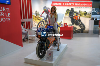2023-11-07 - Yamaha racing bike exposed at 80th edition of EICMA - Milan International Exhibition of Cycle and Motorcycle at Rho Fair on November 7, 2023, Rho - Milan, Italy. - EICMA - 80TH EDITION OF INTERNATIONAL CYCLE AND MOTORCYCLE EXHIBITION - NEWS - EVENTS