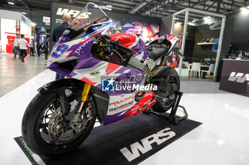 2023-11-07 - Ducati Pramac racing bike exposed at 80th edition of EICMA - Milan International Exhibition of Cycle and Motorcycle at Rho Fair on November 7, 2023, Rho - Milan, Italy. - EICMA - 80TH EDITION OF INTERNATIONAL CYCLE AND MOTORCYCLE EXHIBITION - NEWS - EVENTS