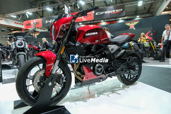 2023-11-07 - Moto Morini 6 1/2 naked motorbike exposed at 80th edition of EICMA - Milan International Exhibition of Cycle and Motorcycle at Rho Fair on November 7, 2023, Rho - Milan, Italy. - EICMA - 80TH EDITION OF INTERNATIONAL CYCLE AND MOTORCYCLE EXHIBITION - NEWS - EVENTS