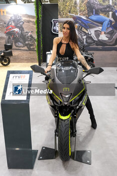 2023-11-07 - Mitt Motorcycle stand at 80th edition of EICMA - Milan International Exhibition of Cycle and Motorcycle at Rho Fair on November 7, 2023, Rho - Milan, Italy. - EICMA - 80TH EDITION OF INTERNATIONAL CYCLE AND MOTORCYCLE EXHIBITION - NEWS - EVENTS