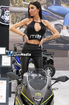 2023-11-07 - Mitt Motorcycle stand at 80th edition of EICMA - Milan International Exhibition of Cycle and Motorcycle at Rho Fair on November 7, 2023, Rho - Milan, Italy. - EICMA - 80TH EDITION OF INTERNATIONAL CYCLE AND MOTORCYCLE EXHIBITION - NEWS - EVENTS