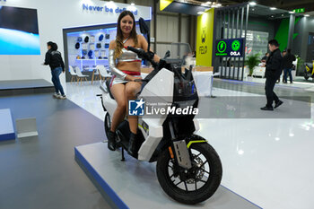 2023-11-07 - Electric scooter exposed at 80th edition of EICMA - Milan International Exhibition of Cycle and Motorcycle at Rho Fair on November 7, 2023, Rho - Milan, Italy. - EICMA - 80TH EDITION OF INTERNATIONAL CYCLE AND MOTORCYCLE EXHIBITION - NEWS - EVENTS