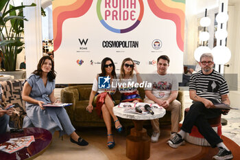 2023-06-09 - Paola & Chiara during the Press Conference to present Roma Pride 2023, on June 9, 2023 at the Hotel W ROME, Rome, Italy. - PAOLA & CHIARA AT PRESS CONFERENCE TO PRESENT ROMA PRIDE 2023 - REPORTAGE - EVENTS