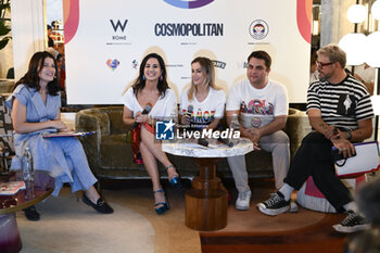 2023-06-09 - Paola & Chiara during the Press Conference to present Roma Pride 2023, on June 9, 2023 at the Hotel W ROME, Rome, Italy. - PAOLA & CHIARA AT PRESS CONFERENCE TO PRESENT ROMA PRIDE 2023 - REPORTAGE - EVENTS