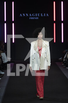 2023-02-01 - Annagiulia Firenze collection presented during Altamoda fashion runway on Febraury 1, 2023 at Pratibus District in Rome, Italy - ROME IS MY RUNWAY #2 - ALTAROMA FASHION WEEK - NEWS - FASHION