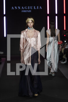 2023-02-01 - Annagiulia Firenze collection presented during Altamoda fashion runway on Febraury 1, 2023 at Pratibus District in Rome, Italy - ROME IS MY RUNWAY #2 - ALTAROMA FASHION WEEK - NEWS - FASHION