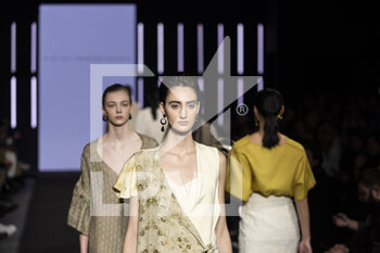 2023-02-01 - Giuliet Francoismarie collection presented during Altamoda fashion runway on Febraury 1, 2023 at Pratibus District in Rome, Italy - ROME IS MY RUNWAY #2 - ALTAROMA FASHION WEEK - NEWS - FASHION