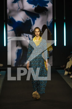 2023-02-01 - Marinella Piccinno collection presented during Altamoda fashion runway on Febraury 1, 2023 at Pratibus District in Rome, Italy - ROME IS MY RUNWAY #2 - ALTAROMA FASHION WEEK - NEWS - FASHION