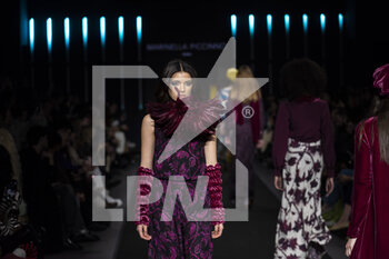 2023-02-01 - Marinella Piccinno collection presented during Altamoda fashion runway on Febraury 1, 2023 at Pratibus District in Rome, Italy - ROME IS MY RUNWAY #2 - ALTAROMA FASHION WEEK - NEWS - FASHION