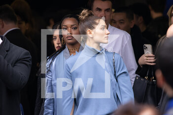 2023-02-22 - Iza and Sasha Meneghel are seen at the Fendi Fashion Show during Milan Fashion Week on February 22, 2023 in Milan, Italy. ©Photo: Cinzia Camela. - FENDI - CELEBRITY AT THE SHOW  - NEWS - FASHION